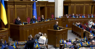 Ukrainan puhemies julkaisi koskettavan videon puhemies Jussi Halla-ahon vierailusta